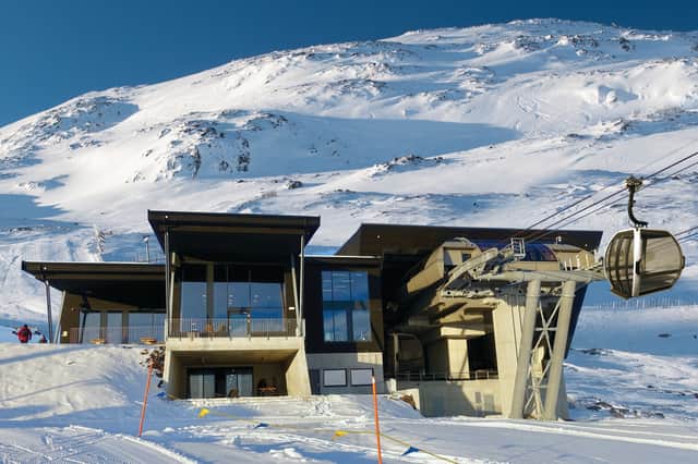 Artist's impression of how the new gondola top station might look at Glencoe Mountain Resort