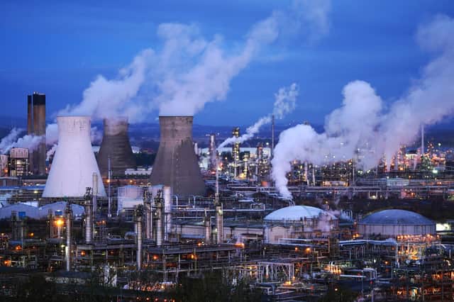 The Grangemouth oil refinery is to close with the loss of hundreds of jobs as the UK Government strives to achieve its net-zero goals (Picture: Jane Barlow)