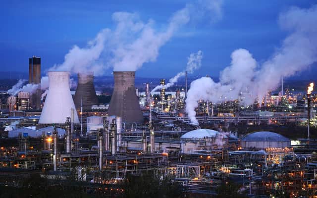 The Grangemouth oil refinery is to close with the loss of hundreds of jobs as the UK Government strives to achieve its net-zero goals (Picture: Jane Barlow)