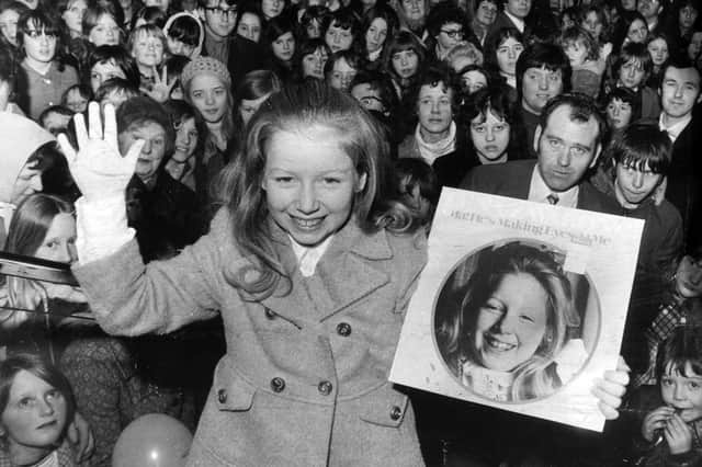Scottish singer Lena Zavaroni became a huge star at the age of 10 when she appeared on the TV talent show 'Opportunity Knocks' in 1974. Picture: YPN 