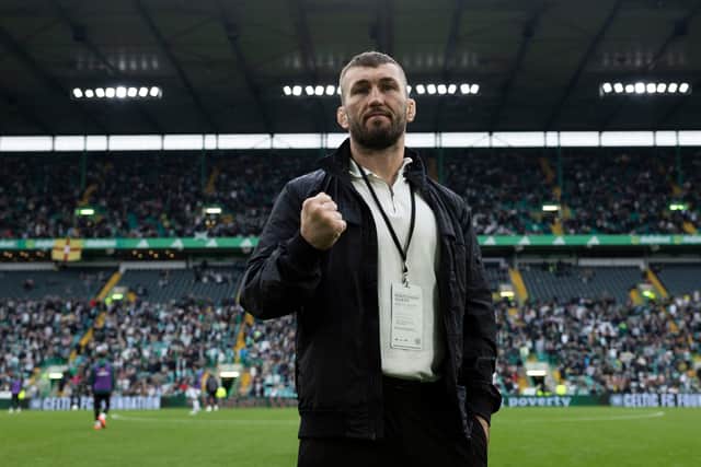 Stevie Ray during the Premier Sports Cup quarter-final match between Celtic and Falkirk. (Photo by Craig Foy / SNS Group)