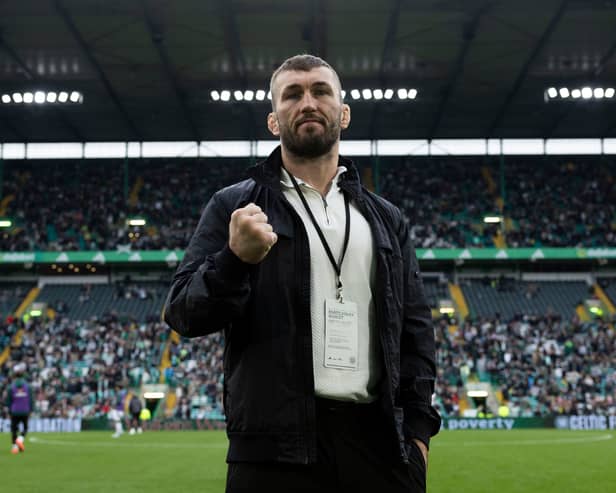 Stevie Ray during the Premier Sports Cup quarter-final match between Celtic and Falkirk. (Photo by Craig Foy / SNS Group)