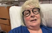 Comedian Janey Godley speaks from her hospital bed
