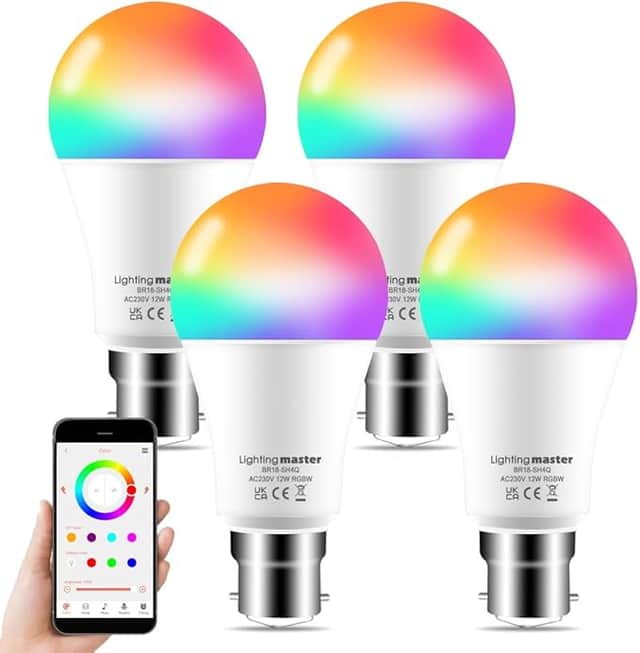 Alexa smart light bulbs. Photo: Amazon