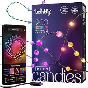 Twinkly Candies light bulbs. Photo: Amazon