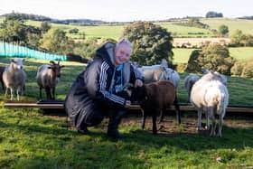 Tracey Milton, who owns a rural smallholding near Selkirk, has been ordered to leave by council enforcement officers. Picture: Katielee Arrowsmith/SWNS