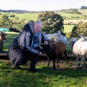 Tracey Milton, who owns a rural smallholding near Selkirk, has been ordered to leave by council enforcement officers. Picture: Katielee Arrowsmith/SWNS