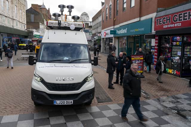 The Metropolitan Police and South Wales Police are the only UK forces to routinely use LFR, but Police Scotland is considering following their lead. Picture: PA