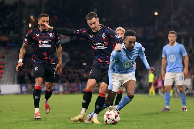 Rangers were far too strong for Malmo in Sweden.