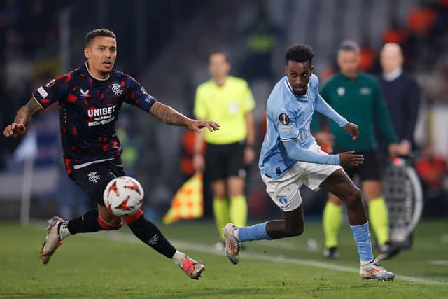 James Tavernier captained Rangers to a 2-0 win over Malmo.
