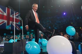 Reform UK leader Nigel Farage may be on a high now, but his balloon is about to burst in Scotland (Picture: Joe Giddens)