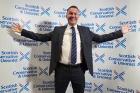 Russell Findlay after he is announced as new Scottish Conservatives leader