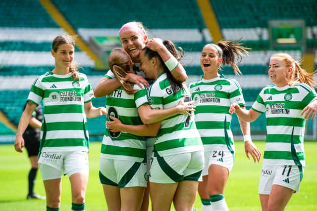 Celtic qualified for the UEFA Women's Champions League for the first time in their history last week. Cr: SNS Group.