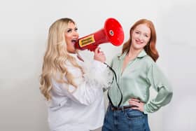 Gemma Collins (right) and Iona Bain