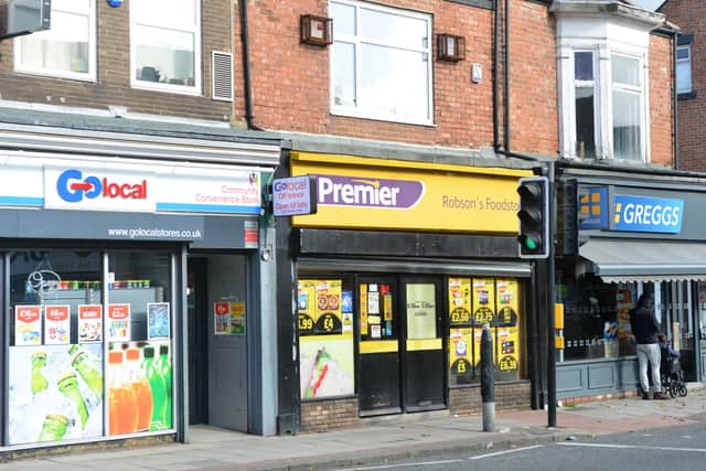 Robson's Food Store on Chester Road.