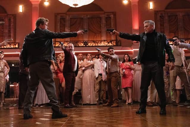 Brad Pitt and George Clooney in Wolfs