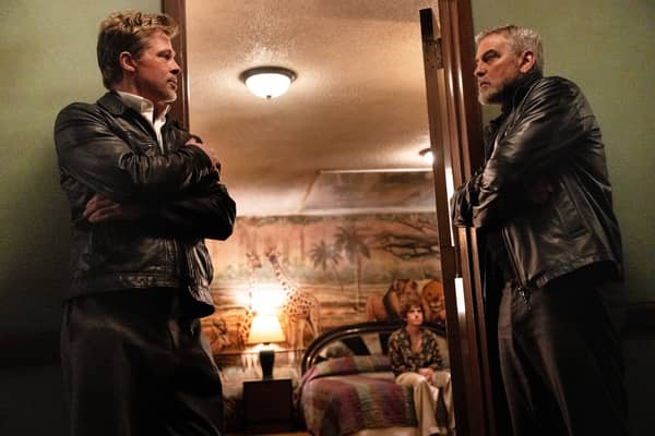 Brad Pitt and George Clooney in Wolfs