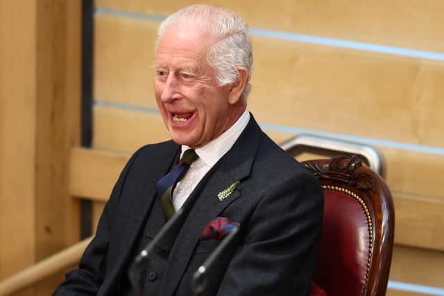 King Charles III was at the Scottish Parliament to mark 25 years of devolution.