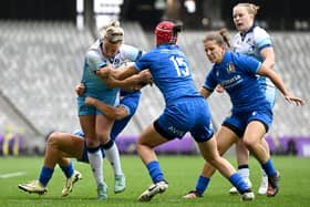 Chloe Rollie caused the Italian defence issues