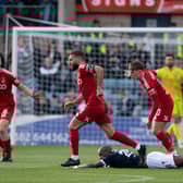 Mo Sylla fell ill at half time during the match between Dundee and Aberdeen.
