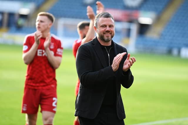 Aberdeen manager Jimmy Thelin is taking it game by game.