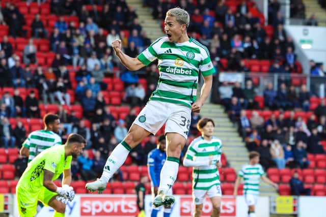 Daizen Maeda got in on the act for Celtic.