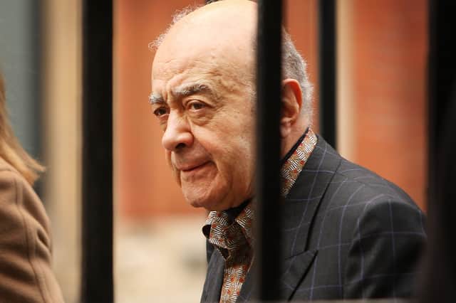 Mohamed al-Fayed, former owner of department store Harrods, has been accused by dozens of women of rape and sexual assault (Picture: Peter Macdiarmid)