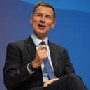 Shadow chancellor Jeremy Hunt during the Conservative Party Conference at the International Convention Centre in Birmingham.