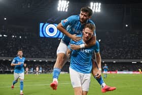 Scott McTominay has been lauded as a 'complete player' by Napoli boss Antonio Conte. Cr: Getty Images.