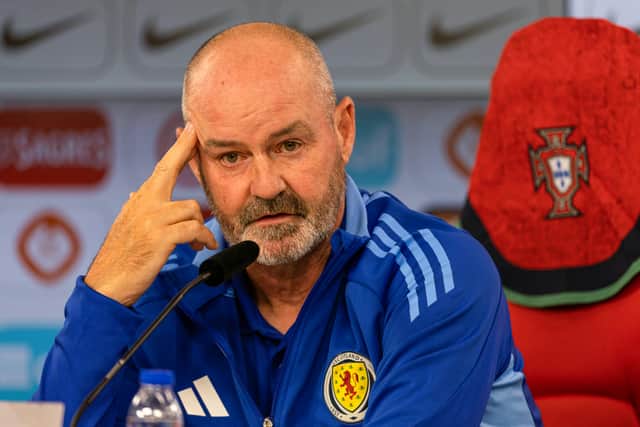Scotland head coach Steve Clarke names his Scotland squad on Tuesday.