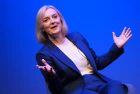 Liz Truss during the Conservative Party Conference at the International Convention Centre in Birmingham