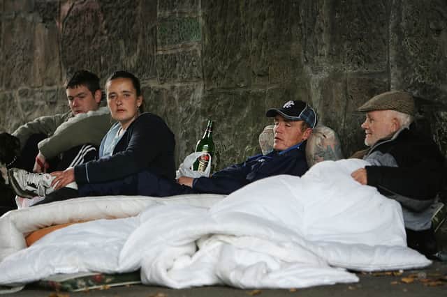 Homelessness has blighted the lives of people in Scotland for years and the SNP has been making the problem worse (Picture: Christopher Furlong)