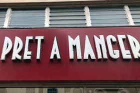 The Pret A Manger store in central Glasgow has been targeted. Picture: PA