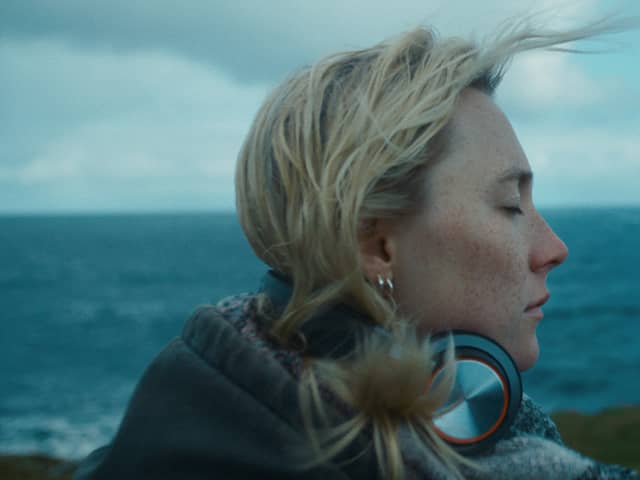 Saoirse Ronan plays Rona, a character based on writer Amy Liptrot, in major new film The Outrun which is shot partly in Orkney. PIC: PA.