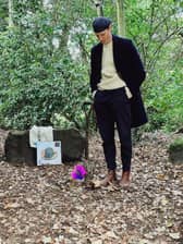 Erland Cooper has buried his Official Number 1 album award for Carve The Runes Then Be Content With Silence at an undisclosed location (Picture: Erland Cooper)