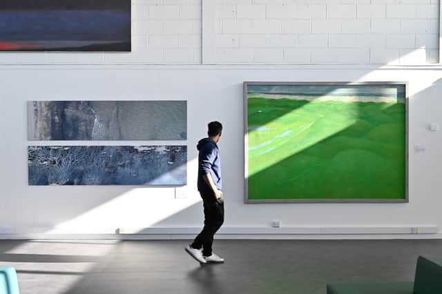 Installation view of This Fragile Earth at the University of Stirling