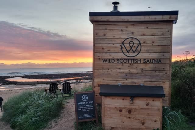 Wild Scottish Sauna on Kingsbarns Beach
