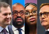 From left to right: Robert Jenrick, James Cleverly, Kemi Badenoch and Tom Tugendhat (Pictures: Carl Court and Leon Neal)