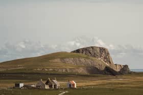 Fair Isle sits between Orkney and Shetland and has a population of around 50. PIC: Daniel Craanen