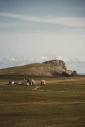 Fair Isle sits between Orkney and Shetland and has a population of around 50. PIC: Daniel Craanen