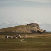 Fair Isle sits between Orkney and Shetland and has a population of around 50. PIC: Daniel Craanen
