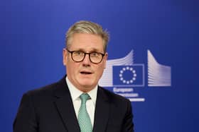 Prime Minister Sir Keir Starmer, pictured at the European Commission headquarters in Brussels, has paid back more than £6,000 in gifts and hospitality he has received since entering Downing Street