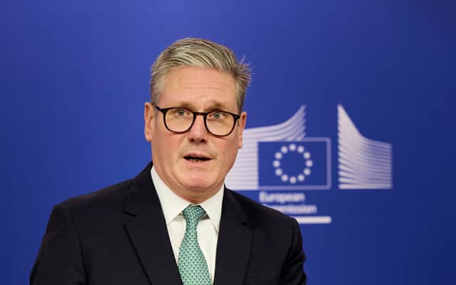 Prime Minister Sir Keir Starmer, pictured at the European Commission headquarters in Brussels, has paid back more than £6,000 in gifts and hospitality he has received since entering Downing Street