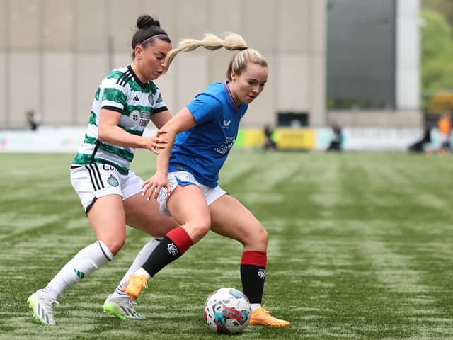 Rangers and Celtic will lock horns for the first time in the SWPL this evening. Cr: SNS Group.