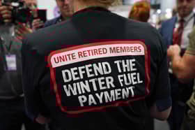 The UK Government's decision to means-test winter fuel payments to pensioners sparked protests at the Labour party conference last month (Picture: Ian Forsyth)