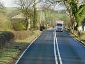 A section of the A75, which is undergoing upgrade works