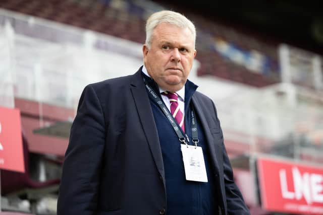 Hearts chief executive Andrew McKinlay.