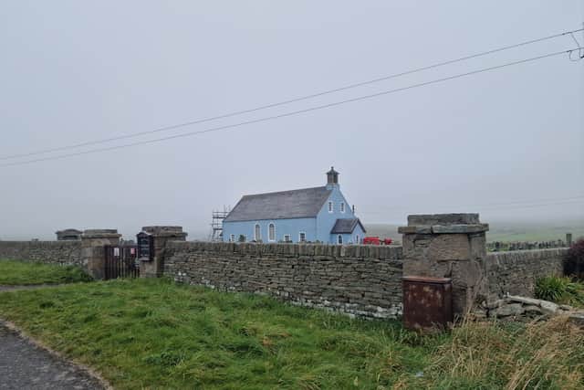The church is going under the hammer with a guide price of £47,000, according to Online Property Auctions Scotland