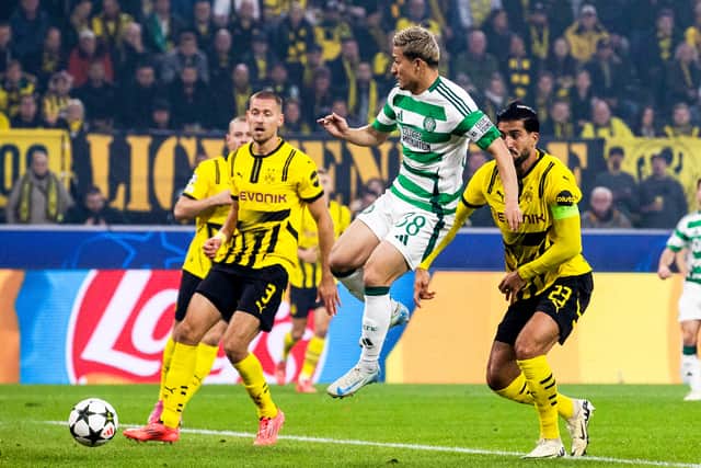 Maeda netted for Celtic against Dortmund.