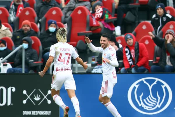Scotland striker Lewis Morgan was outstanding as New York Red Bulls ended their barren-run of form.